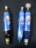 Miller Lite Tapper Handle Mixed Lot of 3