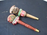 Weinhard's Boars Head Red Pair of Tapper Handles