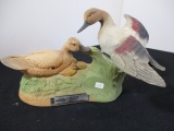 1988 Jim Beam Cinnamon Teal Bourbon Whiskey Decanter w/ Contents