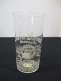 John Gund Brewing Co. La Crosse Wis. Etched Advertising Glass