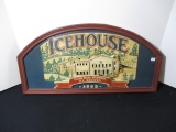 Ice House Wooden 3D Advertising Sign