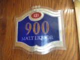 900 Malt Liquor Advertising Light Up Sign