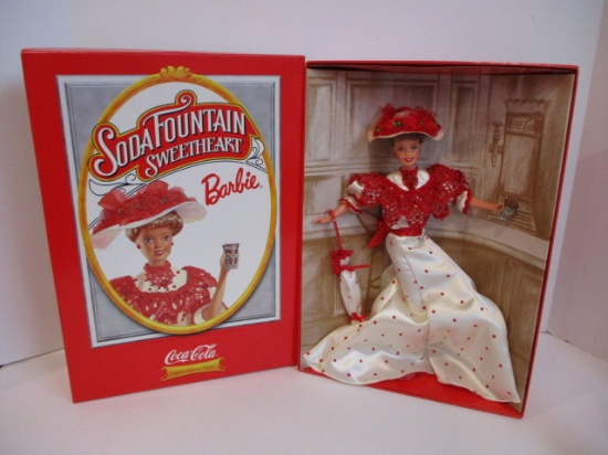 Mattel Barbie Coca-Cola Soda Fountain Sweetheart (First in Series)