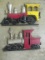 Pair of Cast Aluminum Railroad Engine Wall Plaques