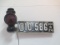 Model T Side Marker Lamp and 1924 License Plate