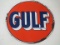 Gulf Porcelain Dealer Sign