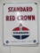 Standard Red Crown 1954 Pump Plate