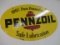 Pennzoil Safe Lubrication Metal Sign