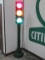 Awesome Light Up Traffic Signal w/ Cast Iron Base