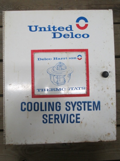 United Delco Cooling System Service Thermostat Parts Cabinet