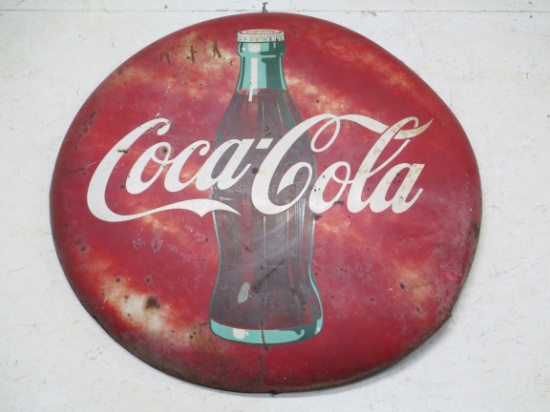 36" Coca-Cola Button