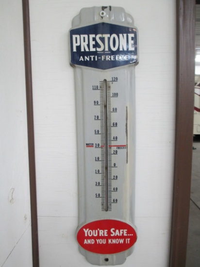 Prestone Antifreeze Porcelain Thermometer