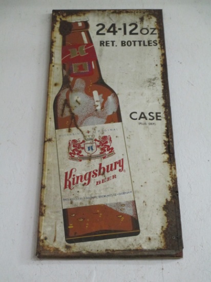 Early Kingsbury Original Beer Sign