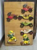 Cast Aluminum Automobile/Green Bay Packer Wall Plaques