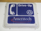 Ameritech Drive-Up Phone Booth Bubble Sign