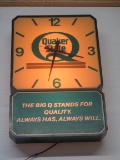 Quaker State Motor Oil Original Advertising Clock