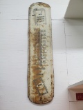 D-X Outboard Motor Oil Advertising Thermometer