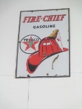 1946 Fire-Chief Gasoline Pump Plate
