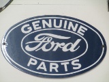 Genuine Ford Parts Porcelain Sign