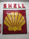 Massive SHELL Dealer Sign w/ SHELL Letters