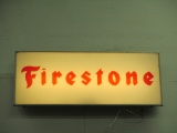 Firestone Light up Advertising Dealer Sign