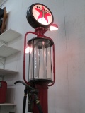 Original Fry Cast Iron Visible Pump w/ Texaco Globe