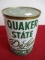 Quaker State Deluxe Motor Oil 1 Quart Can w/ Contents