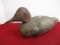 Vintage Hand Carved Wooden Red Head Decoy