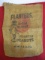 Planter's Peanuts Advertising Burlap Sack