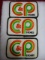 C & P Stores Advertising Embroidered Patches-Lot of 3