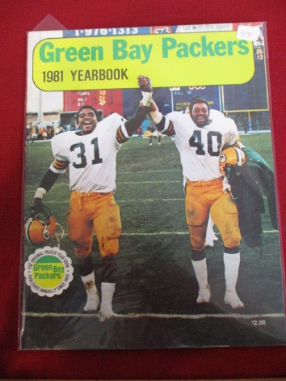 Green Bay Packers 1981 Yearbook