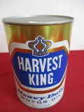 Harvest King Heavy Duty Motor Oil 1 Quart Can w/ Contents