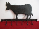 Iron Cow 6-Hook Key Hanger