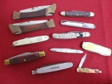 Folding Pocket Knives-Lot of 11