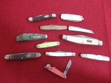 Folding Pocket Knives-Lot of 11