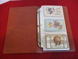 Vintage Postcard Collection in Binder