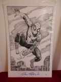 JSA Autographed Cartoon Artwork-Spiderman/Don Perlin