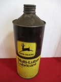 Vintage John Deer Muti-Luber Advertising Can