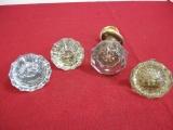 Mixed Lot of Ornate Glass Door Knobs