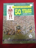 Green Bay Packers 50 Years of Professional Football Alumni Assoc. Book