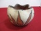Unsigned Native American Scalloped Edge Pottery Vessel