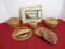 Native American Modern Tourist Trade Basket and Other Lot