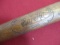 Vintage The Diamond Mfg. Co. Safe Hit D86 Professional Babe Ruth Model Wooden Baseball Bat