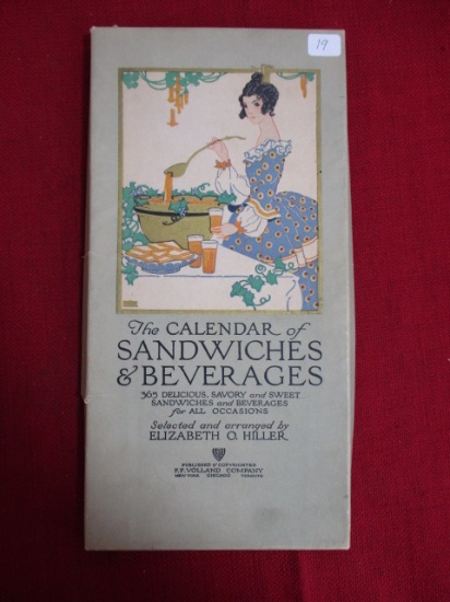 The Calendar of Sandwiches & Beverages