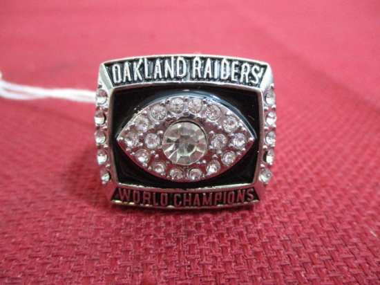 1976 Replica Oakland Raiders Biletnikoff Championship Ring