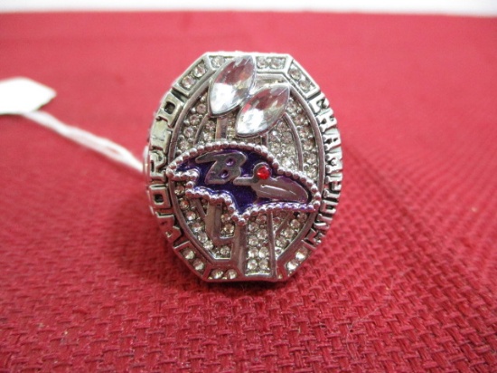2012 Replica Baltimore Ravens Joe Flacco Championship Ring