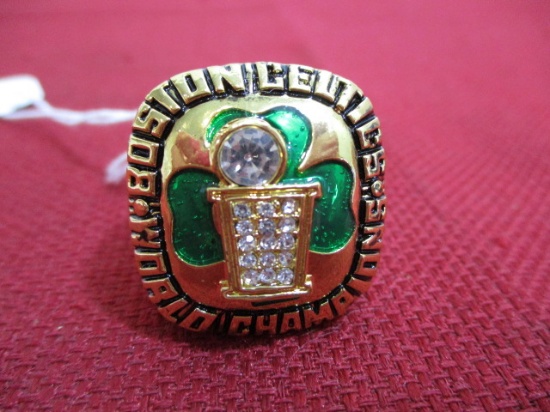 1986 Replica Boston Celtics Zankel Championship Ring
