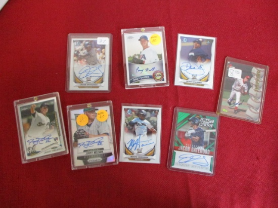 Milwaukee Brewers Autographed Trading Cards