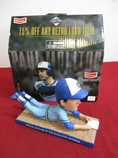 Klement's Milwaukee Brewers Team Store Collectible Bobblehead