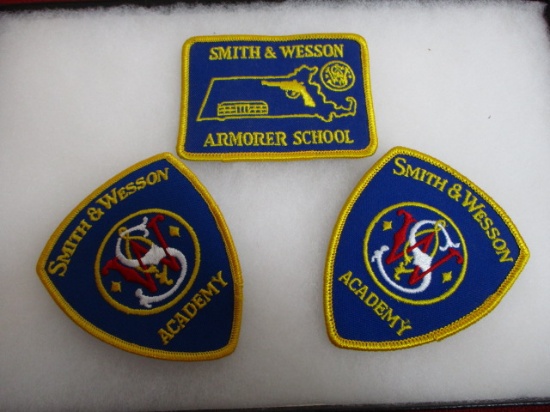 Smith & Wesson Armorer School/Academy Patches-Lot of 3